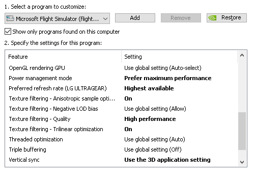 Terrible Performance After Su8 With Rtx 3080 Solved Might Be Useful For People Having Performance Issues 60 By Flyjwalker Hardware And Peripherals Microsoft Flight Simulator Forums