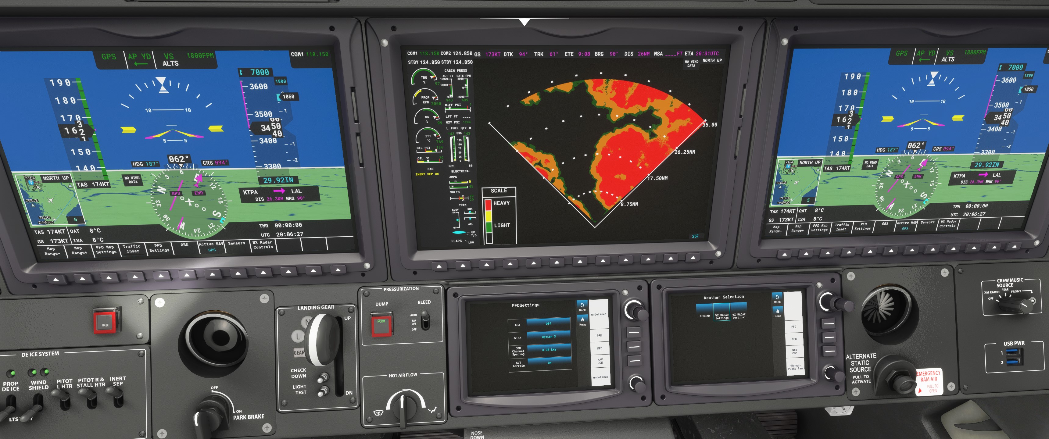 TBM 930 Weather Radar Not Working / Sketchy? Aircraft & Systems