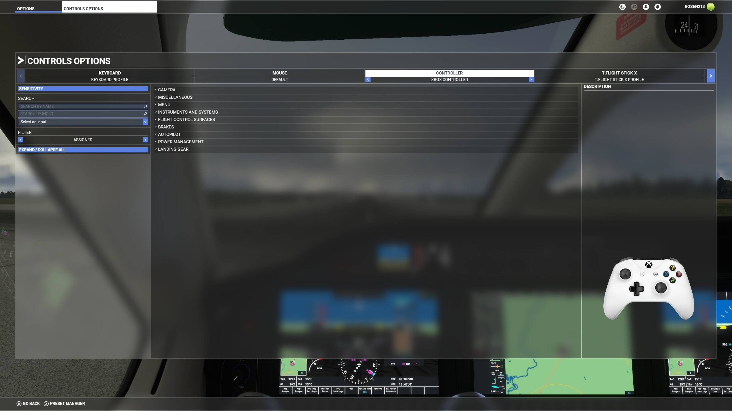 Flight Simulator X - Most Stable Settings and Gamepad Controls