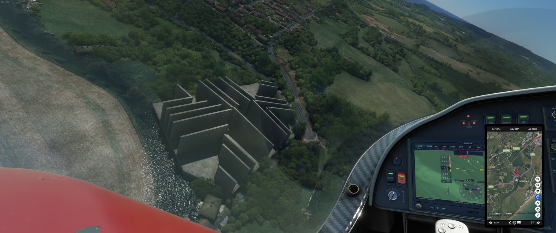 I can see my house from here! Microsoft Flight Simulator has laid
