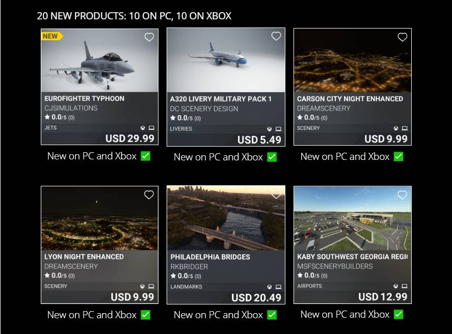 A good week for Flight Simulator on Xbox: 4 new aircraft! - MSFS