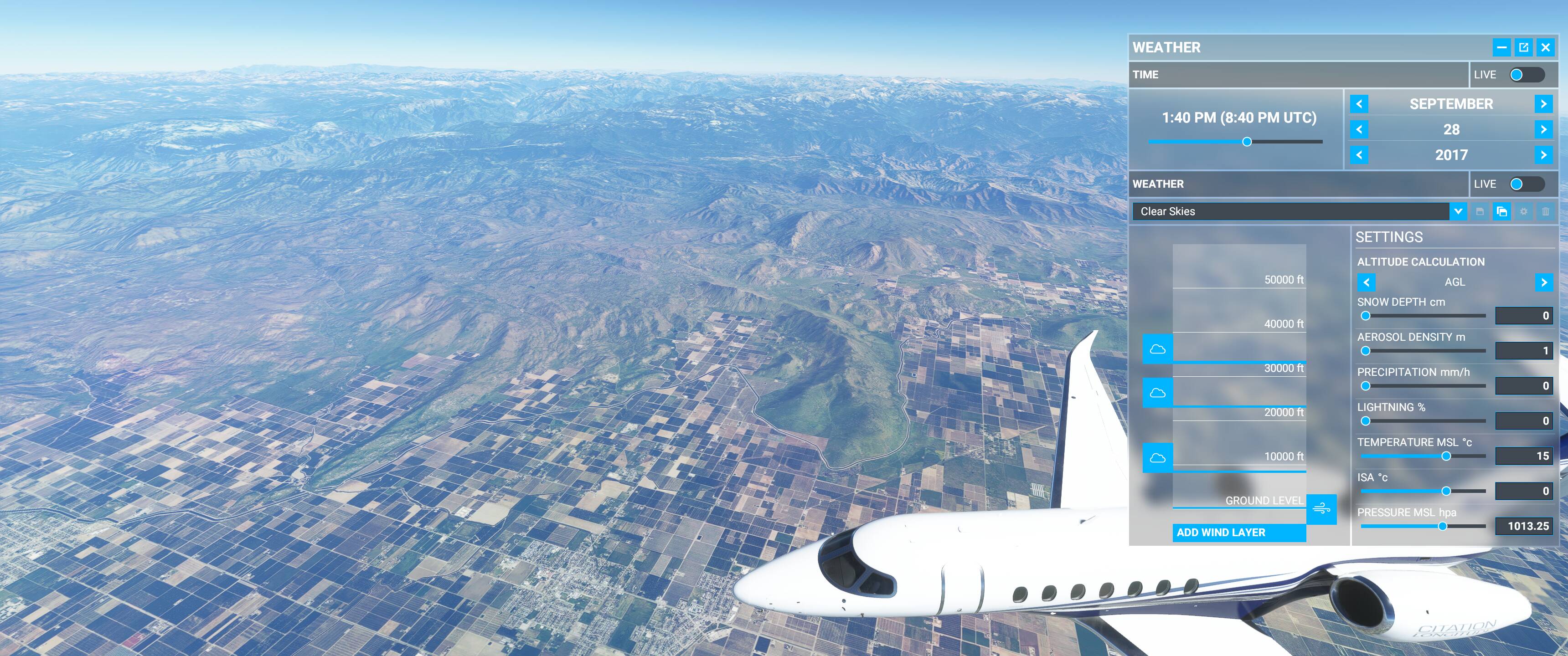 The world is too blue at high altitudes - Wishlist - Microsoft Flight  Simulator Forums