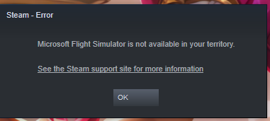 MFS2020 not available through Steam in Russia anymore - General Discussion  - Microsoft Flight Simulator Forums