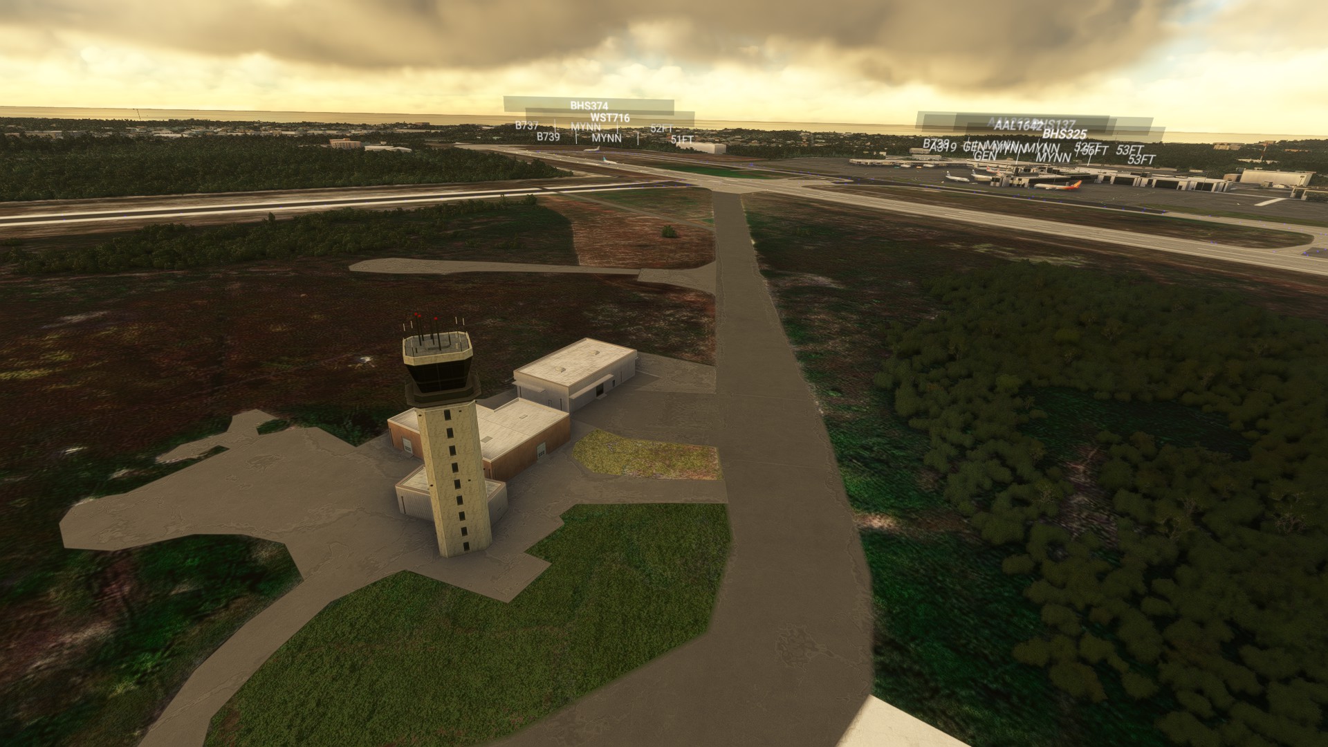 Nassau Airport Has A Huge Building Next To The Approach Scenery   5e2079e0e7e90075d2cdc42b99c9e323bb4cdd75 