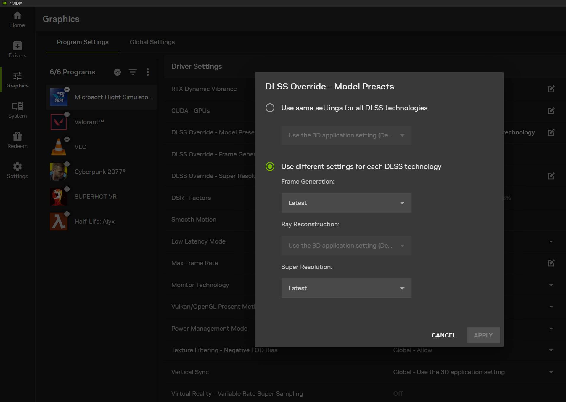 Don't forget to try Ultra Quality setting in DLSS! Especially for VR ...