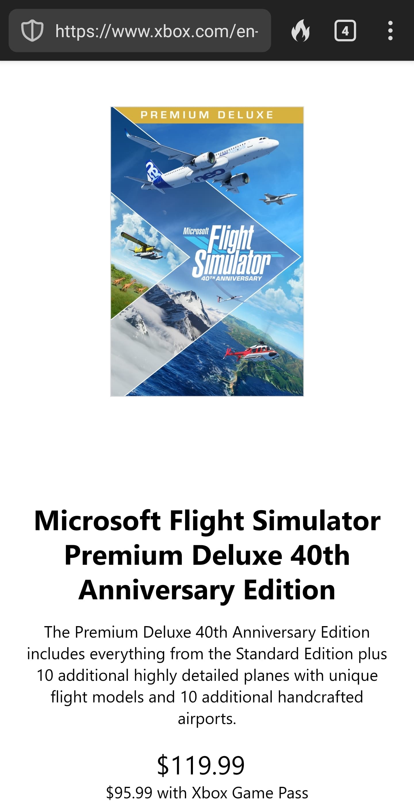 Microsoft Flight Simulator: Premium Deluxe Game of the Year