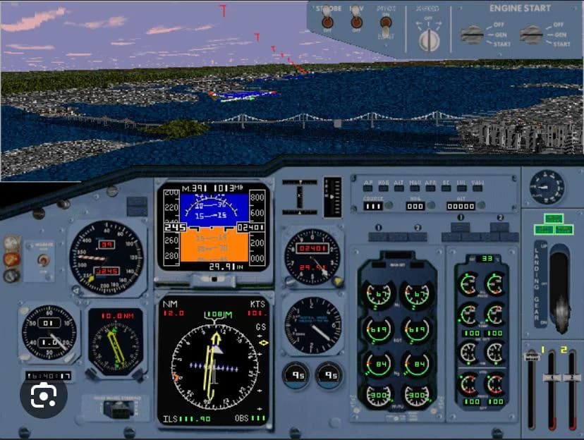 Flight Simulator Boeing 737-400 Sim