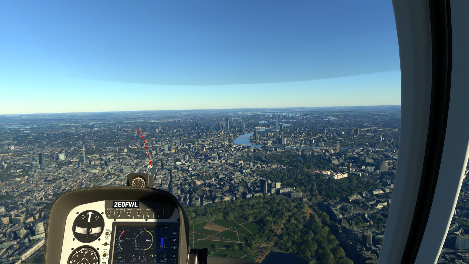 To see Microsoft Flight Simulator's London at its best you'll need