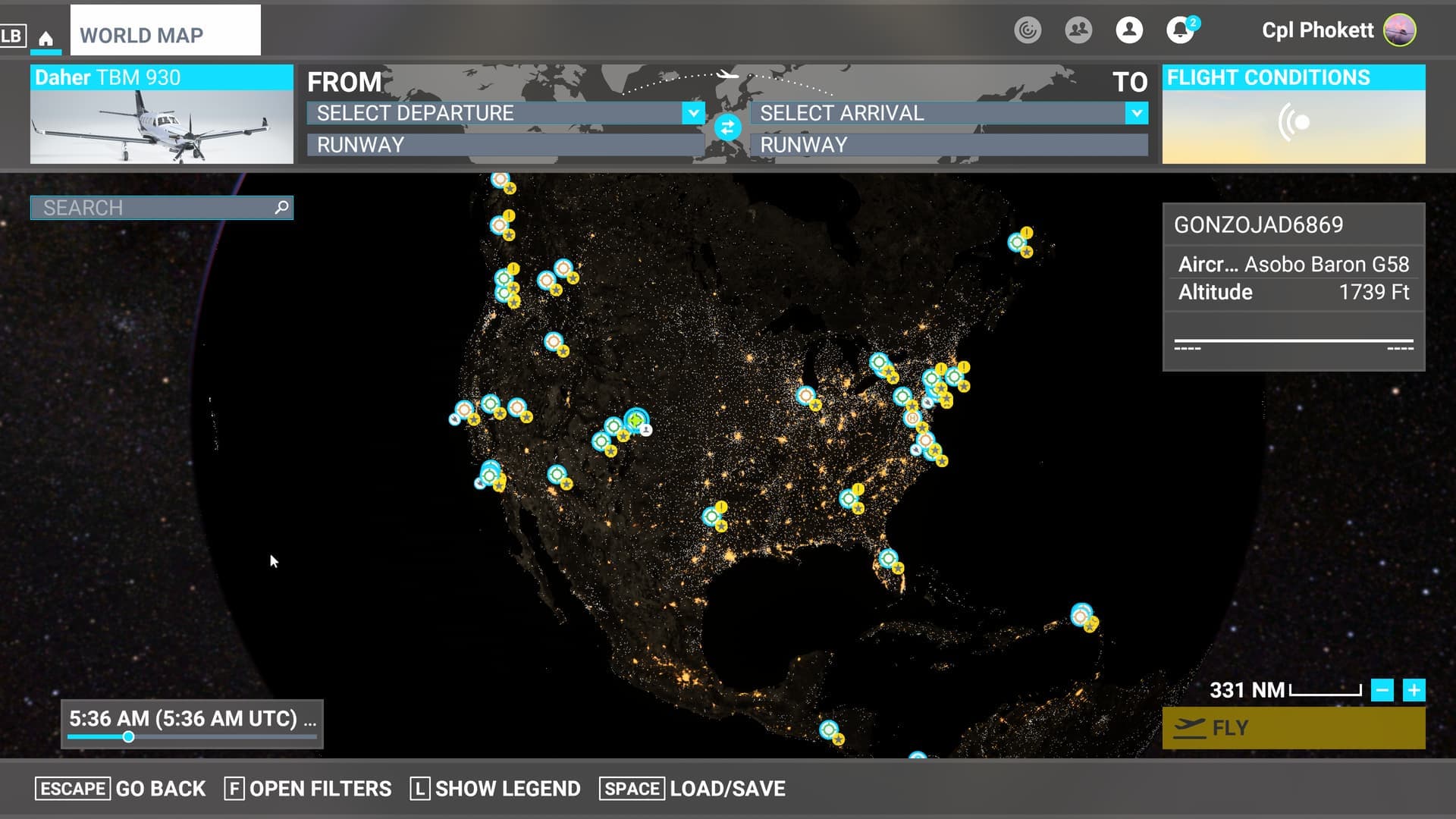 Bring back the night world map from 2020 - Wishlist - Microsoft Flight ...