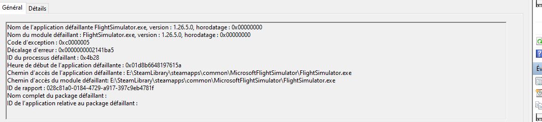 Constant CTD every flight now (ntdll.dll) - #1140 by aymerixfr ...