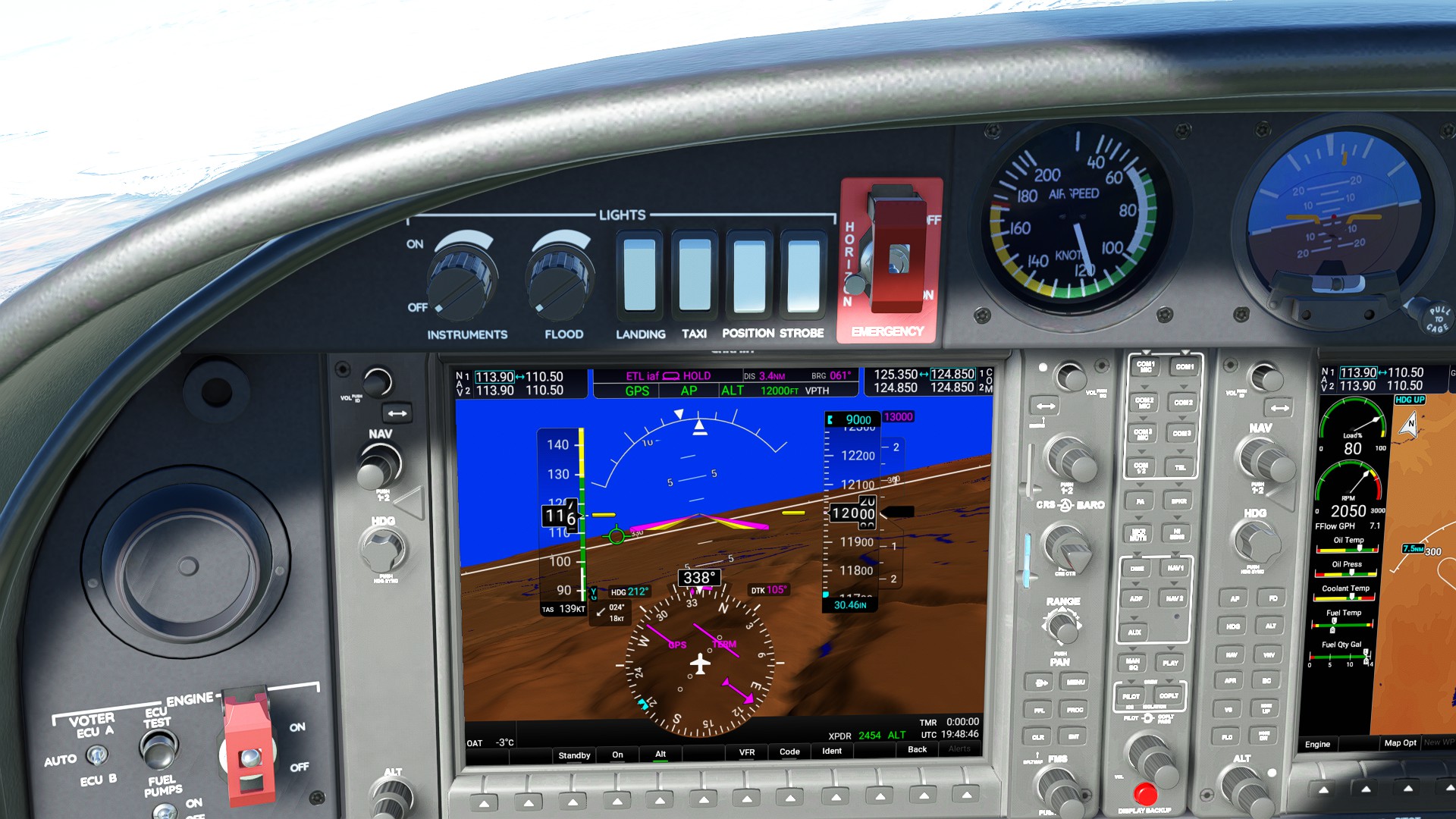 LNM Displays Indicated Altitude Tools Utilities Microsoft