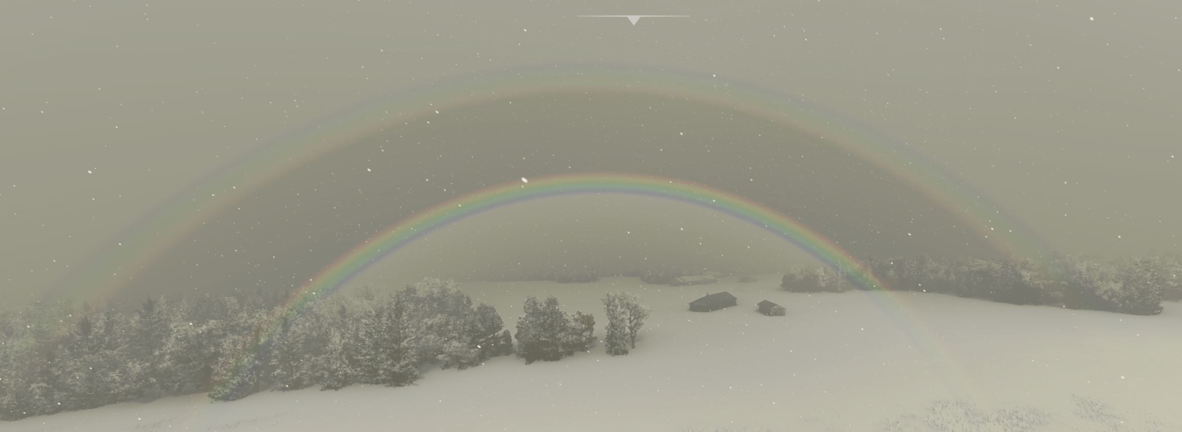 Snow in the Rainbow Night