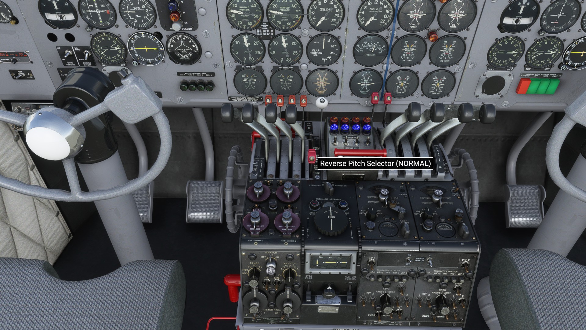 Throttles not responding on DC6 Aircraft Microsoft Flight Simulator