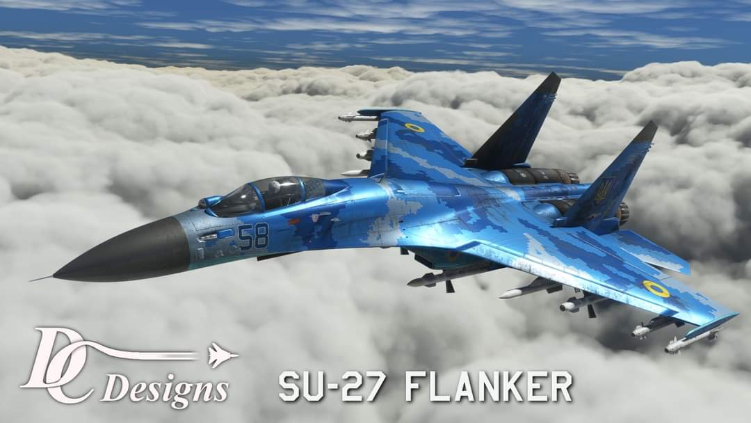 DC Designs announces imminent release of Sukhoi SU-27 Flanker for