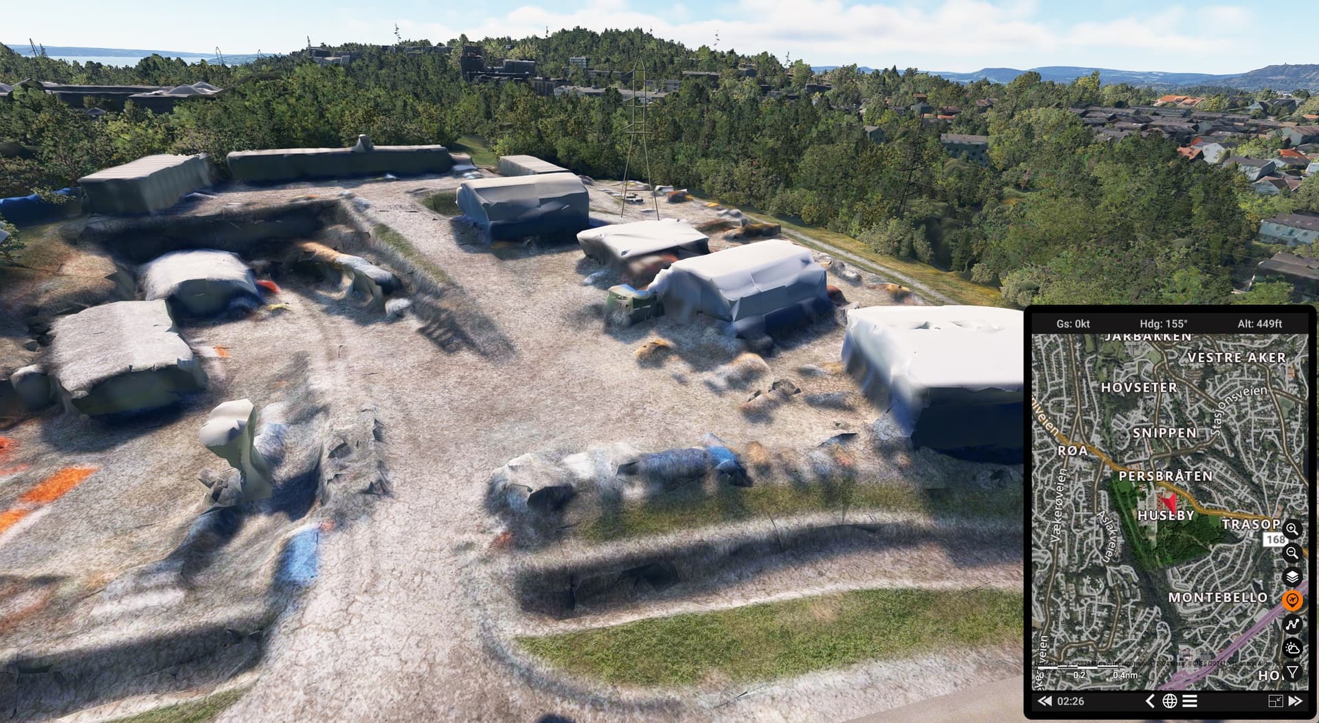 Oslo, Norway. 1 Small Area Of Really Bad Photogrammetry - Scenery And 