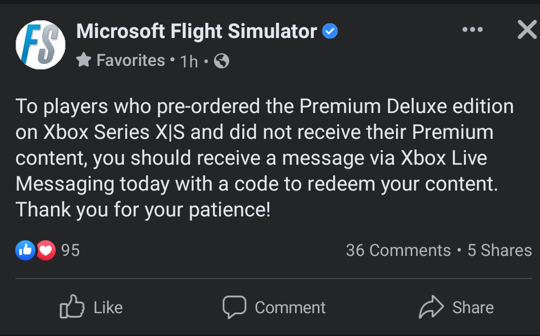 Xcloud does not want to update Standard, Premium and Premium Deluxe content  after SU13 - Tech Talk - Microsoft Flight Simulator Forums