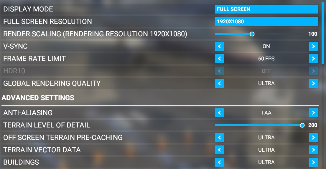 Best video settings for the simulator - Tech Talk - Microsoft Flight ...