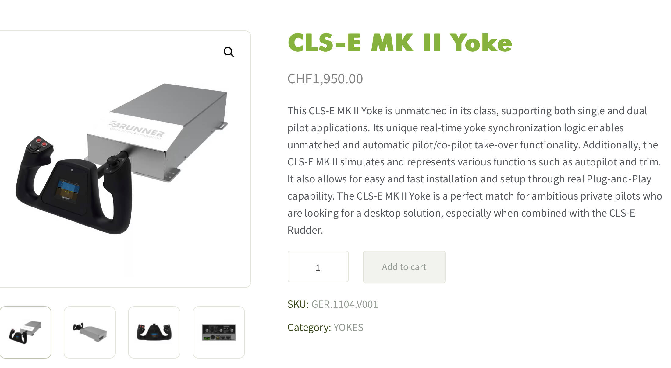 CLS-E MK II Yoke