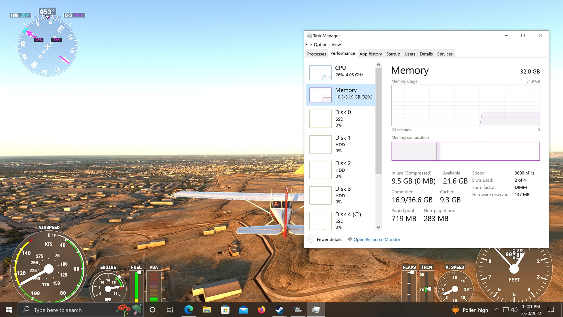 Is 32 gb ram good enough for MSFS?or should i get 64 gb? : r