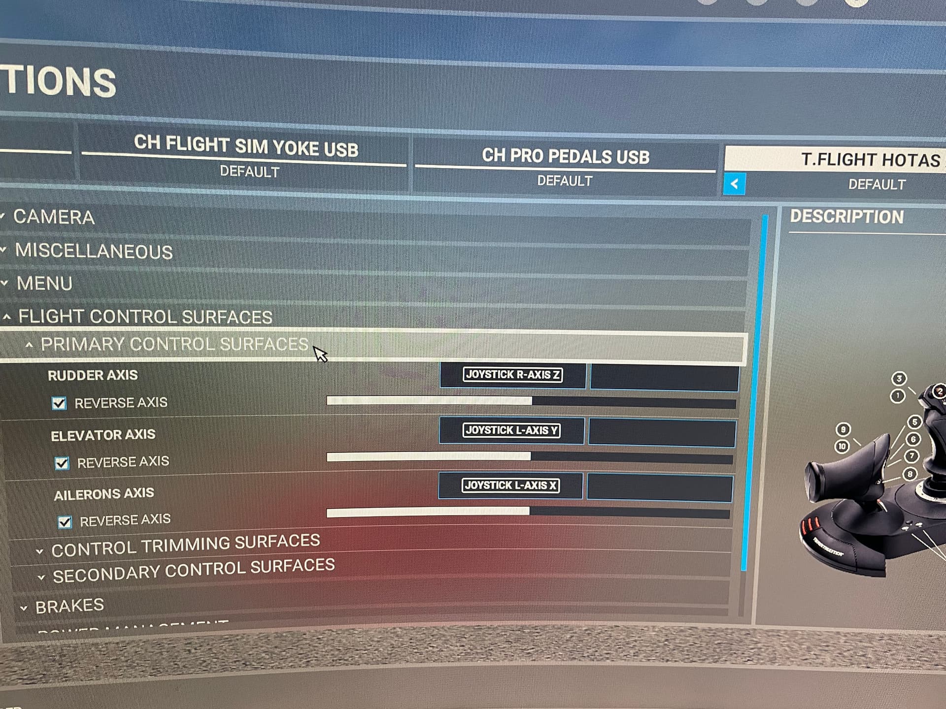 t flight hotas one microsoft flight simulator settings