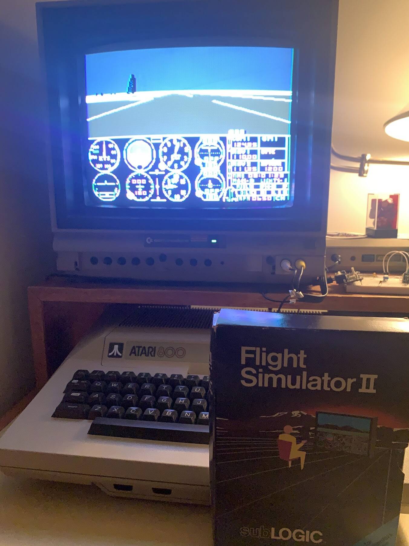 MSFS on a 5.25" Floppy! This sim has come so far, it's almost enough to ...