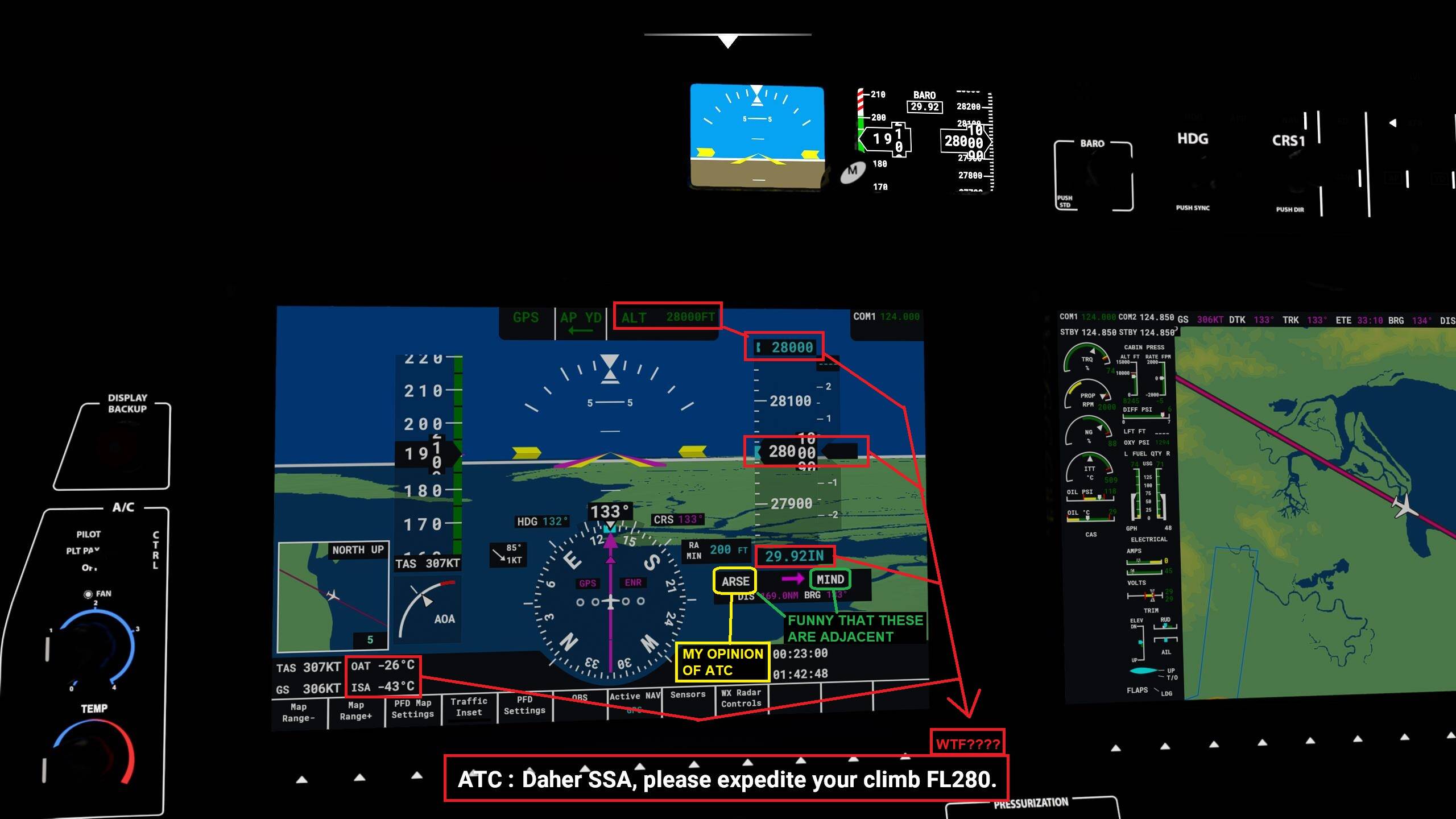 ATC keeps telling me to please expedite my climb to my assigned ...