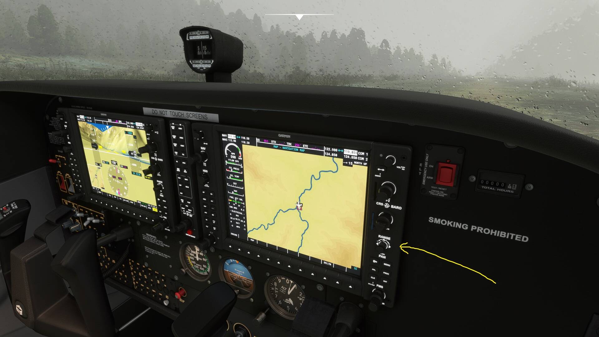 Midlertidig angreb Frontier Garmin 1000 range button for zooming the map does not work anymore -  Aircraft - Microsoft Flight Simulator Forums