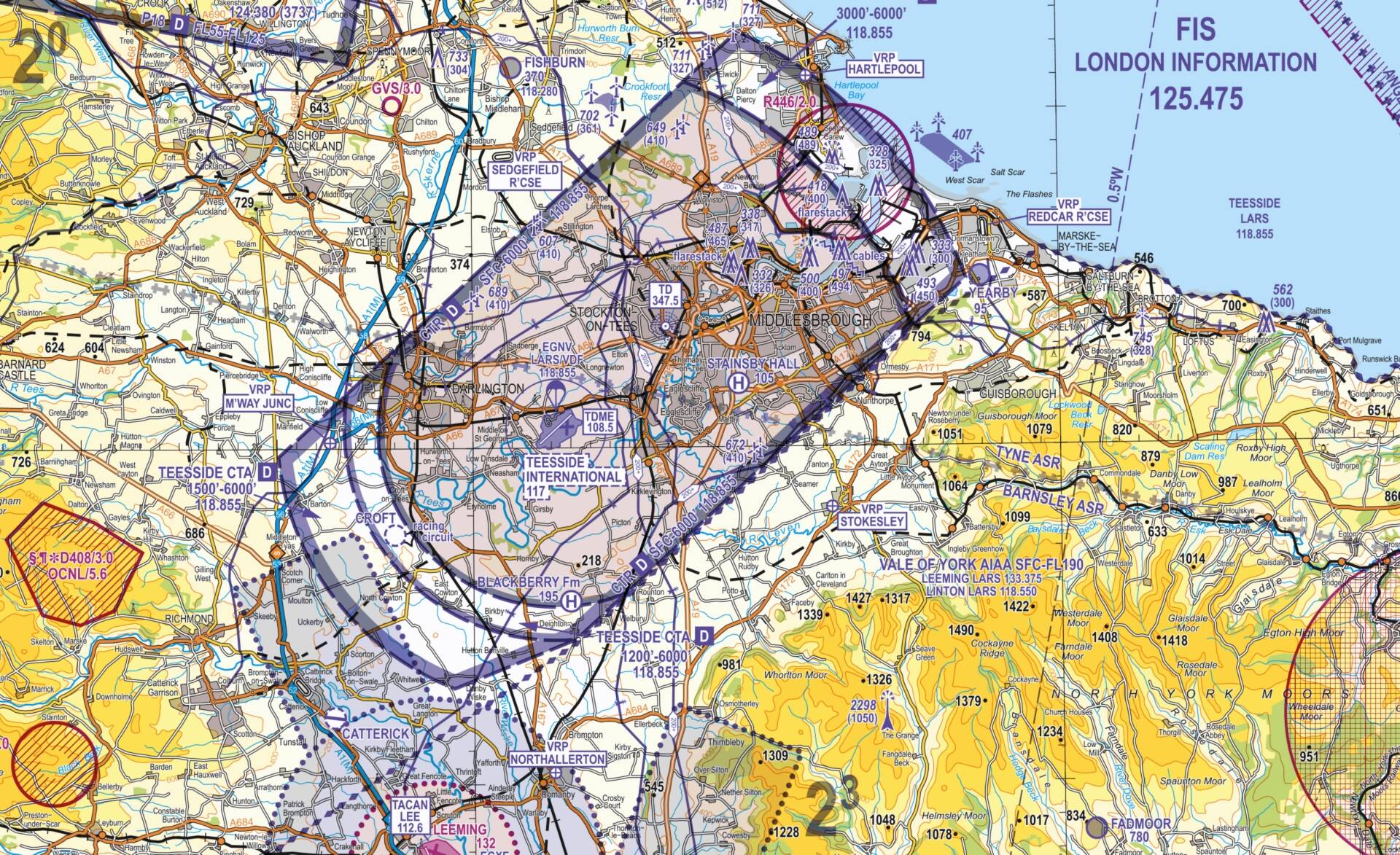 caa vfr charts