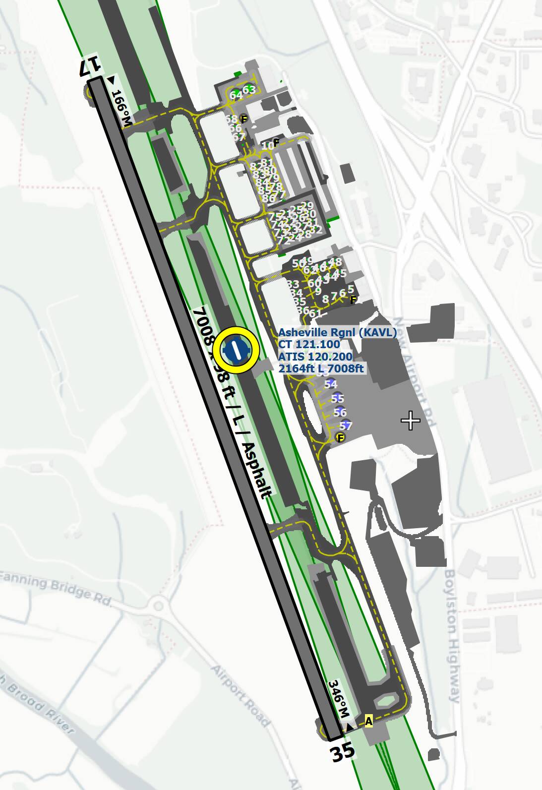 Asheville Asheville Regional (AVL) Airport Terminal Map, 57% OFF