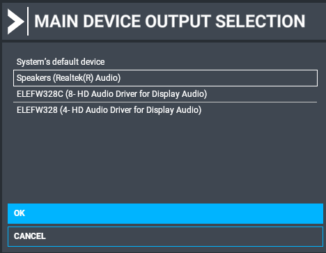 Sound Repro - MSFS will not change audio device C