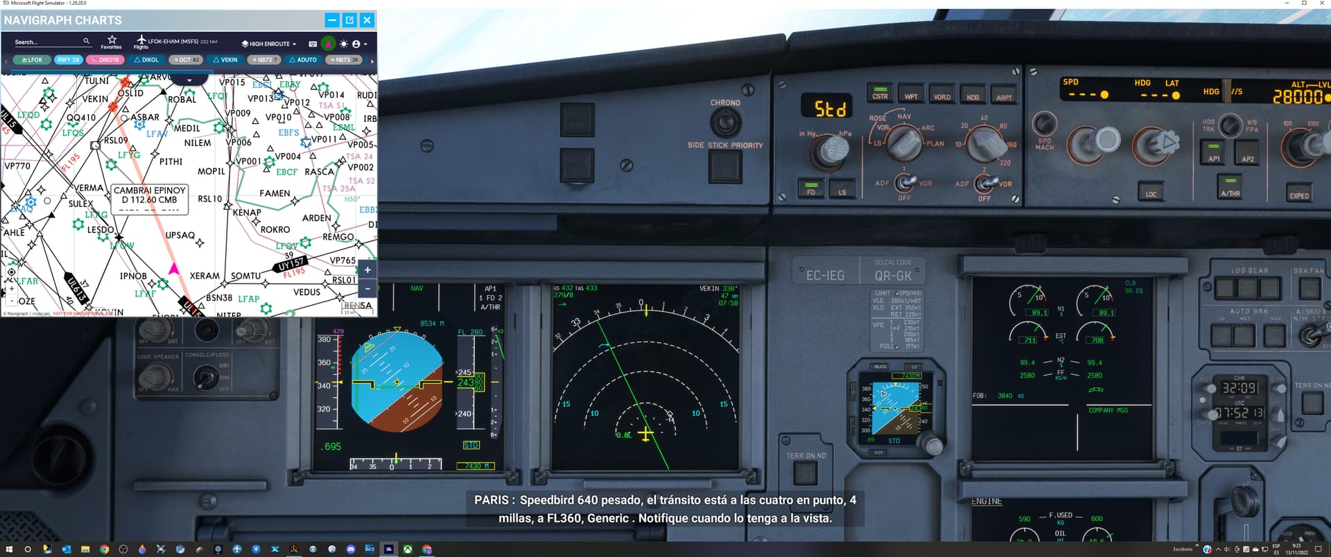Fenix A320 can not control speed, flight level, heading with or without AP Aircraft & Systems