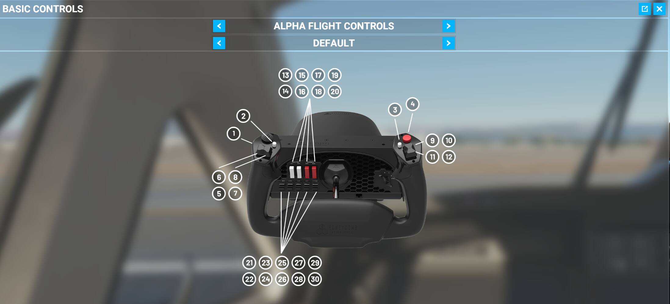 Honeycomb Bravo-Can't Change From Default In The Plane - Hardware ...