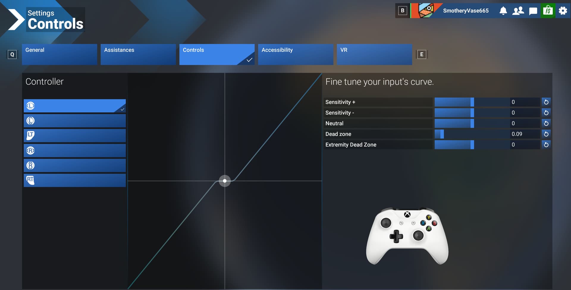 Reactivity Setting For Xbox Controller MFS 2024 User Interface Reactivity Setting For Xbox Controller MFS 2024 User Interface