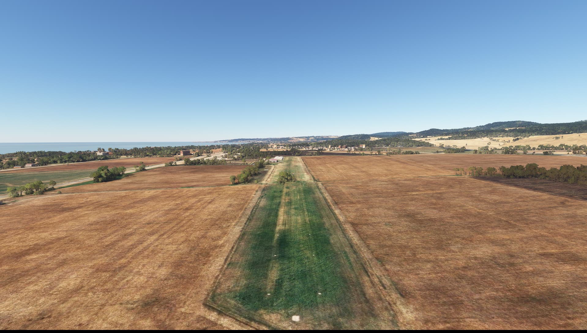 LIMV tree in the middle of the runway Scenery and Airports