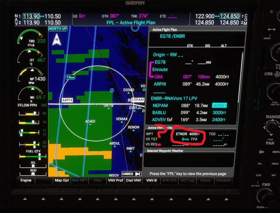 WT G1000 VNAV Question Microsoft Flight Simulator (2020/2024) The