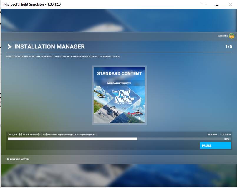 Microsoft Flight Simulator' shrinks initial install size from