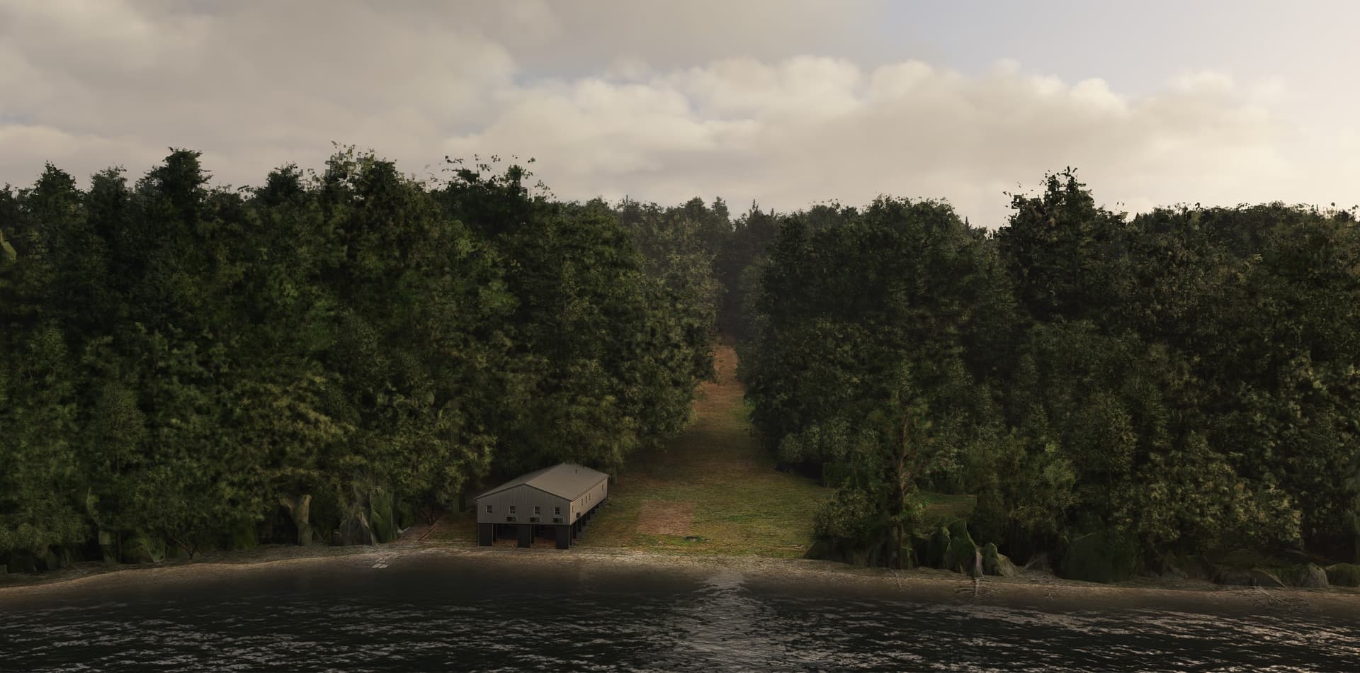 6WA2 Gower field is now an overgrown photogrammetry tree canyon