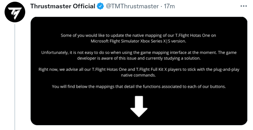Thrustmaster T.Flight Hotas One Flight Stick for Xbox One & Windows - Works  on Xbox Series X|S