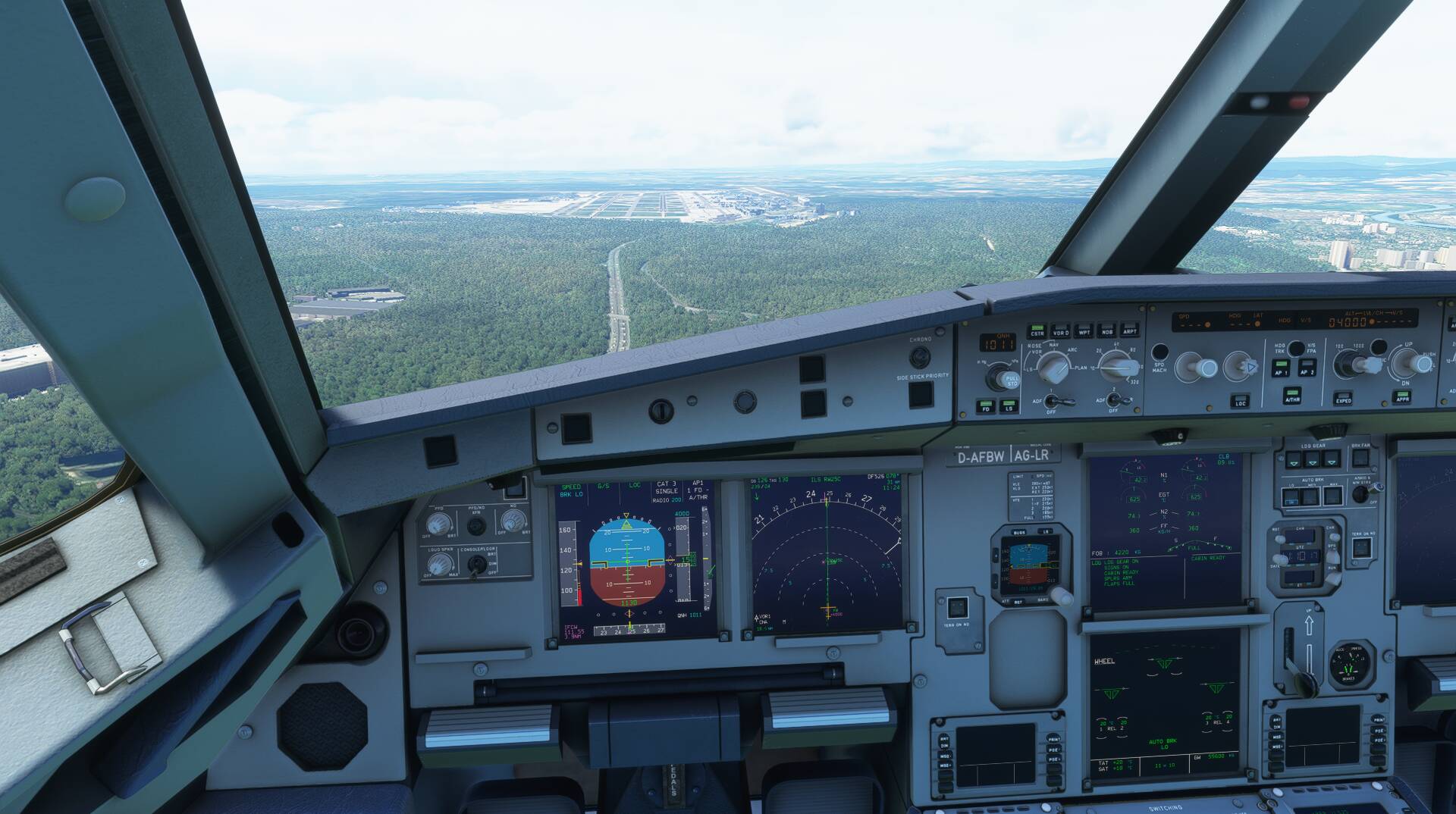 AT-F1005 Airbus 320 Flight Simulator and Visual System