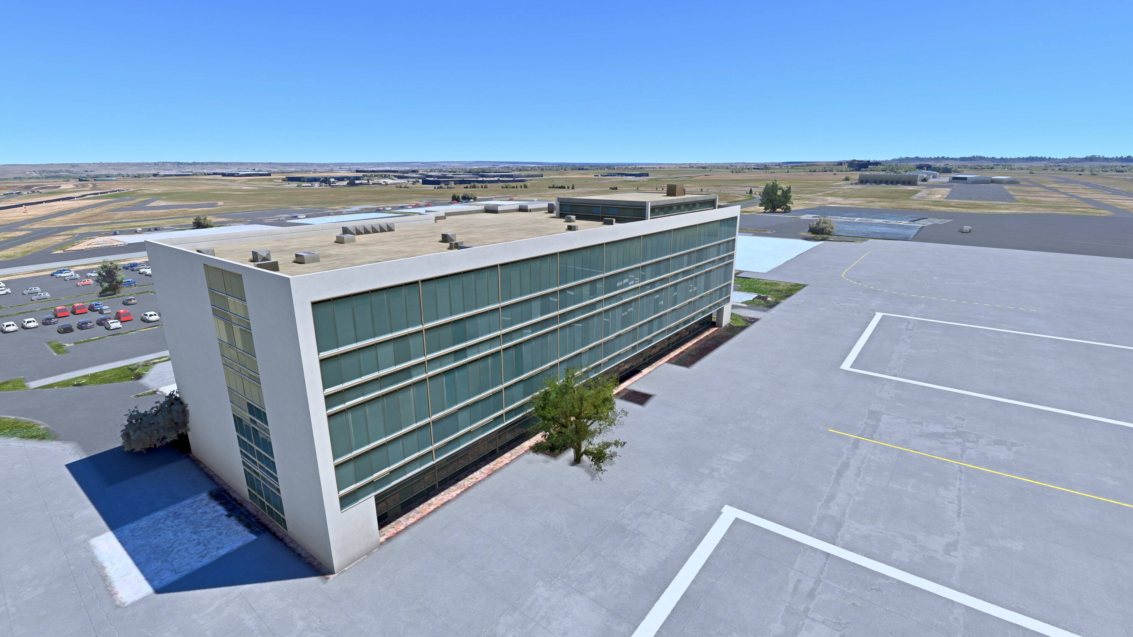 Terminal building with no apron and a taxiway straight through it (Louis  Armstrong International Airport) : r/MicrosoftFlightSim