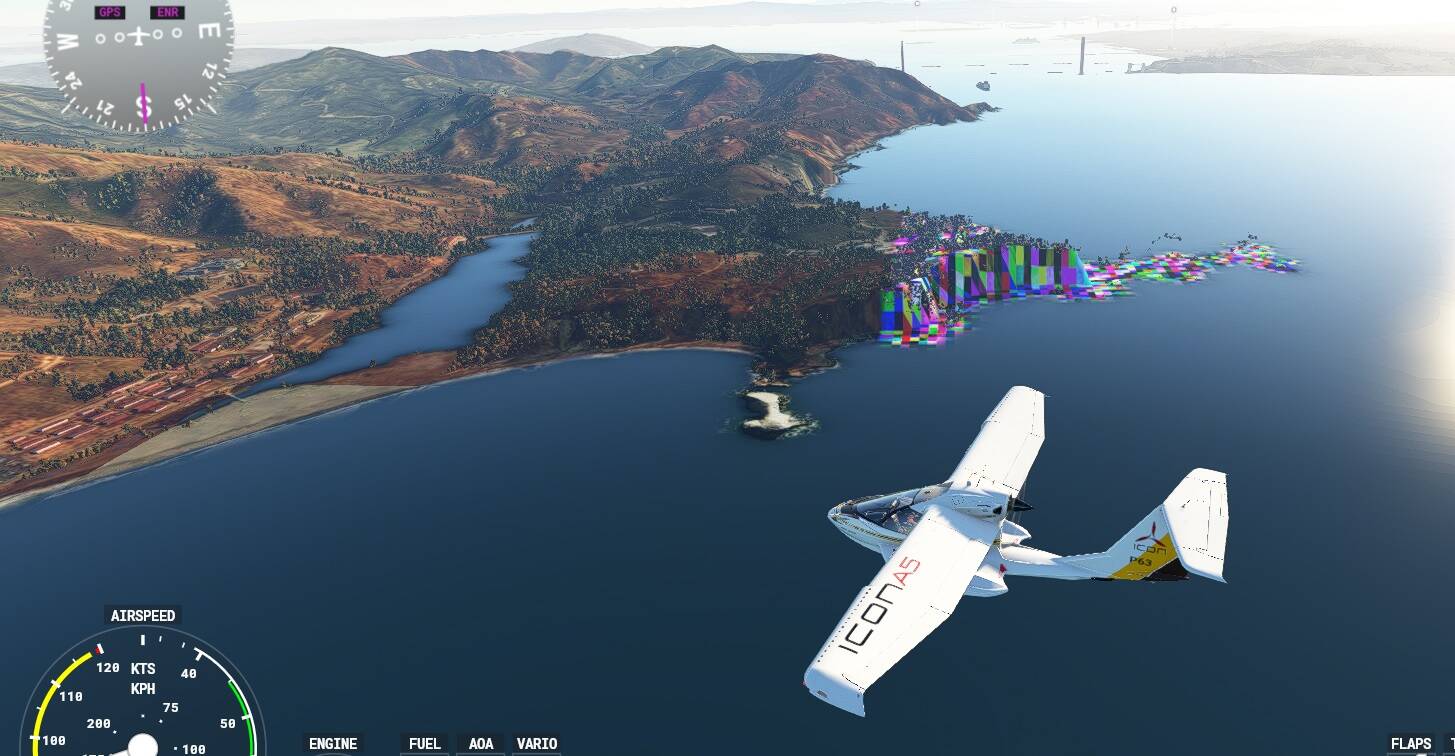 No Texture or Unrendered Area in the San Francisco bay - World ...