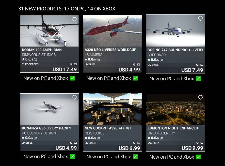 A good week for Flight Simulator on Xbox: 4 new aircraft! - MSFS