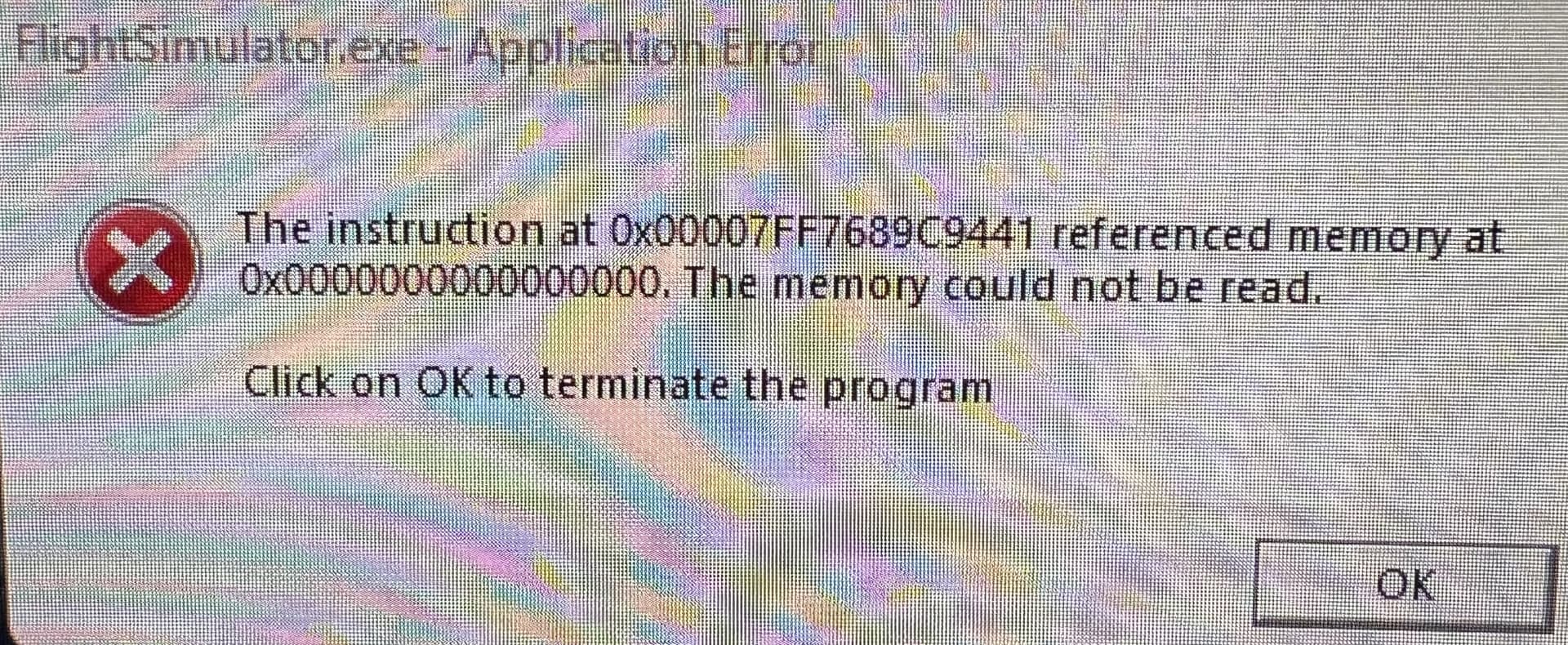 CTD's With Exception Code: 0xc0000005 Fault Offset: 0x000000000258a8a9 ...