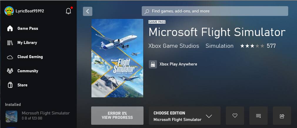 Microsoft Flight Simulator won't launch on Steam - The Tech Game